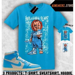 Shirt Matching Aj 1 High Unc Reimagined Match Chucky T-Shirt
